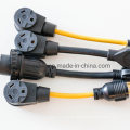 NEMA Power Cords L14-30p to Triple Tap 6-20r Adapter UL